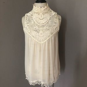 blaque label high neck lack top